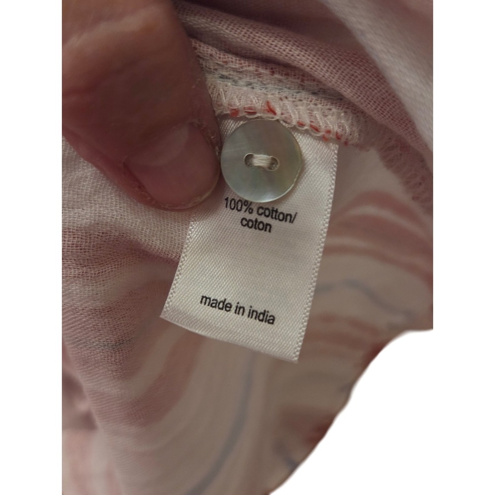 Maurices Striped Button Down Shirt Red Blue Cream Long Sleeve Casual‎ Womens XXL - Picture 6 of 6